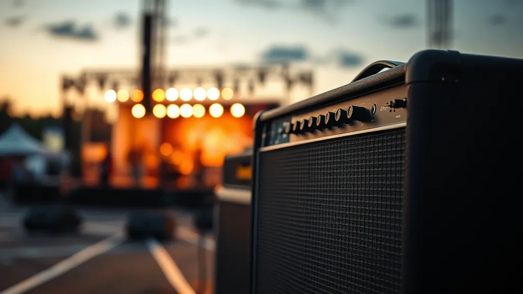 Ampli guitare pour scène extérieure : 5 critères pour un son pro