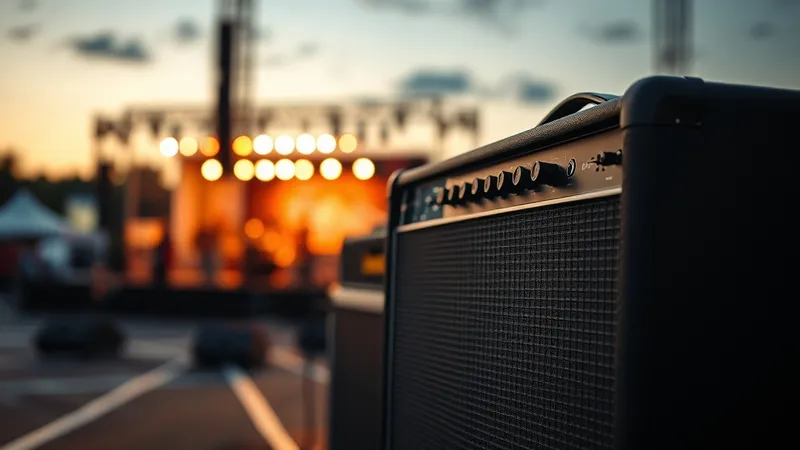 Ampli guitare pour scène extérieure : 5 critères pour un son pro