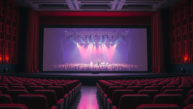 Du concert au cinéma : pourquoi le live change de salle