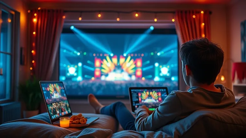 Regarder un festival en livestream : guide pour vivre la magie à distance