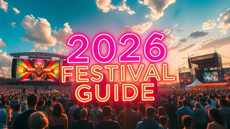 Festivals de musique 2026 : le guide ultime pour choisir vos événements