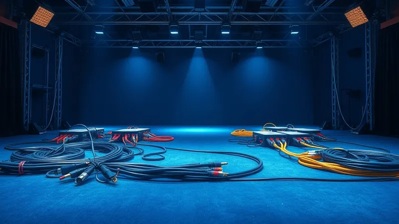 Cable Management Scène Live 2026 : Sécurité Maximale et Organisation Impeccable de Vos Concerts