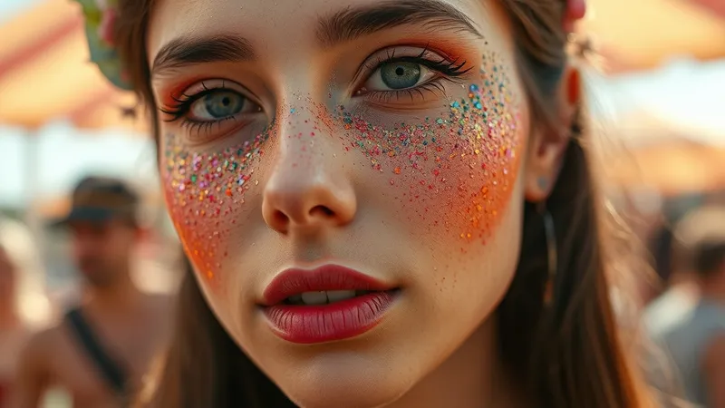 Maquillage de festival : 5 idées créatives et écologiques pour briller en 2026