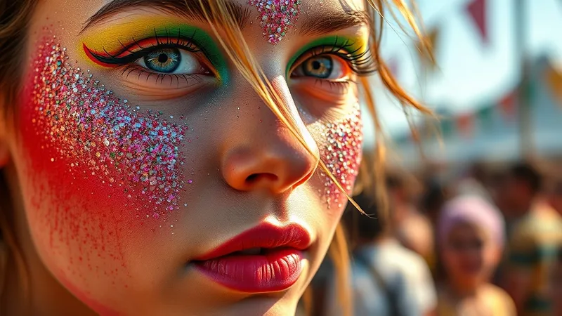 Maquillage festivalier 2026 : les tendances incontournables pour briller tout l'été