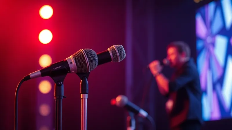 Choisir des micros performants pour un concert live : critères et réglages