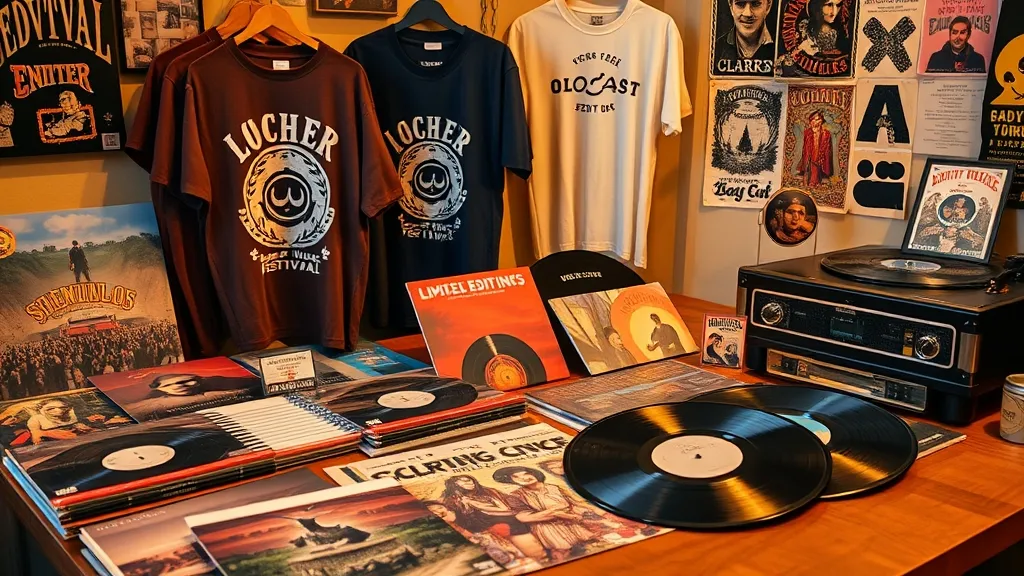 Objets Collector et Merchandising Festival 2026 : Vinyles, Goodies et Souvenirs