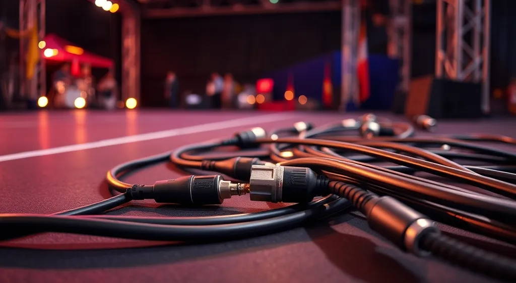 Optimisation du câblage scène pour éliminer les interférences audio en extérieur
