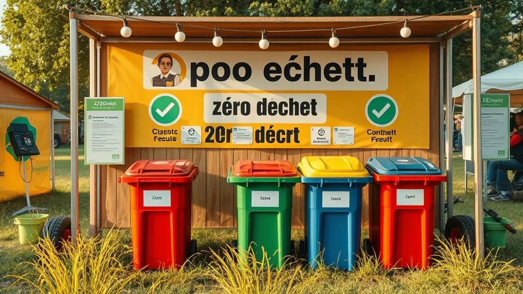 Zéro déchet en festival : guide pratique pour des événements durables en 2026
